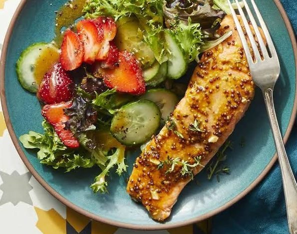 Maple Mustard Salmon